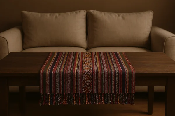 Textil Cuzqueño Multicolor Tejido a mano - Imagen 2